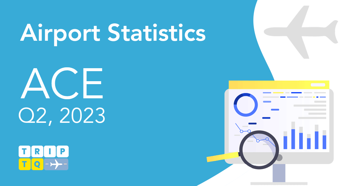 Lanzarote Airport (ACE) Passenger and Flight Statistics Q2, 2023